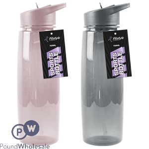 Fitstyle Sports Bottle 750ml Assorted Colours