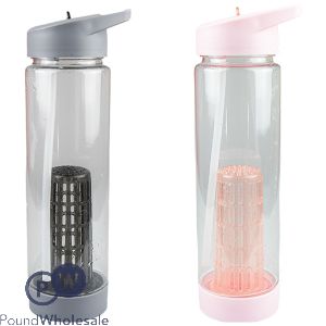 Fitstyle Water Bottle With Filter 740ml Assorted Colours