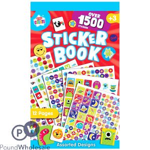 Kids Create Sticker Book 1500pc