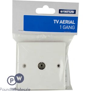 Status Tv Aerial 1 Gang Socket