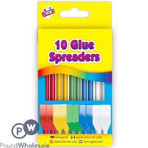 Artbox Assorted Colour Glue Spreaders 10 Pack