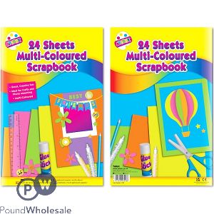 Artbox Scrapbook Multi-Coloured Paper 24 Sheets