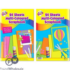 Artbox Scrapbook Multi-coloured Paper 24 Sheets