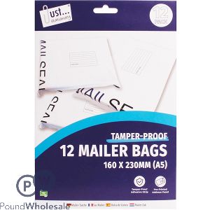 Just Stationery E-Mailer Bag Small 12 Pack