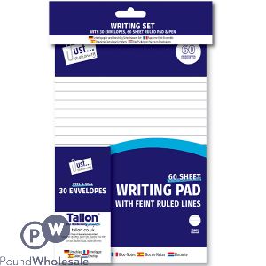 Just Stationery Paper, Envelopes &amp; Pen Writing Set 91pc