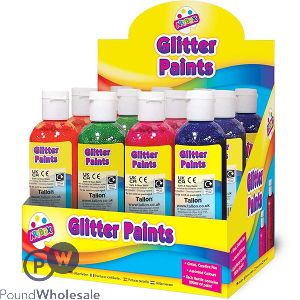 Artbox Assorted Colour Glitter Paint 200ml CDU