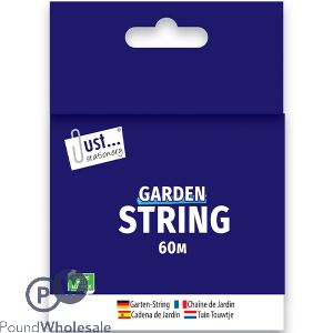 Just Stationery Green Garden String 60m