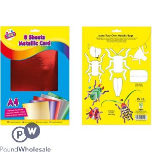 Artbox A4 Metallic Boards 8 Pack