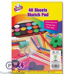 Artbox A4 Sketch Pad 40 Sheets