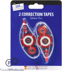 Just Stationery Correction Tapes 2 Pack