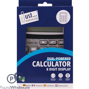 Just Stationery Mini 8 Digit Calculator 104 X 152mm