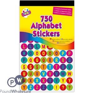 Artbox Alphabet &amp; Number Stickers 750 Pack