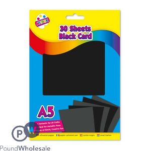 Artbox A5 Black Craft Card 30 Sheets