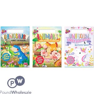 Artbox A4 Carry Colouring & Activity Pad Assorted