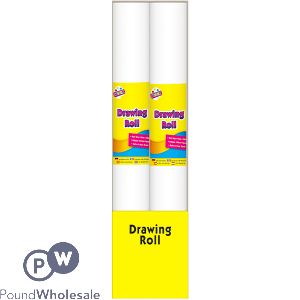 Artbox White 60gsm Drawing Roll 12m X 38cm