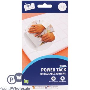 Just Stationery Reusable White Power Tack Adhesive 75g