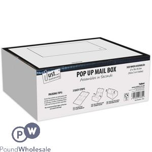 Just Stationery Pop Up Mailing Boxes Small 27 X 18 X 10.5cm