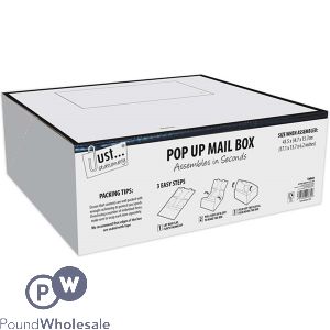 Just Stationery Pop Up Mailing Boxes Large 44.7 X 34.7 X 15.7cm