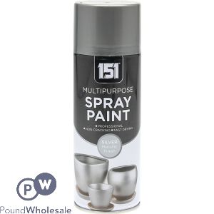 151 Multipurpose Spray Paint Metallic Silver 400ml