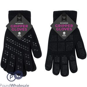 Farley Mill Black Women's Gripper Gloves Assorted