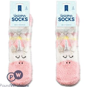 Fairy Mill Kids Unicorn 3D Cosy Socks Assorted Sizes
