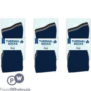 Farley Mill Assorted Colour Boys Thermal Socks 3 Pack