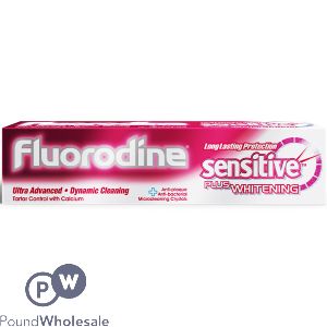 Fluorodine Sensitive Plus Whitening Toothpaste 100ml