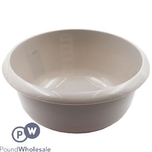 Round Bowl Taupe 8l