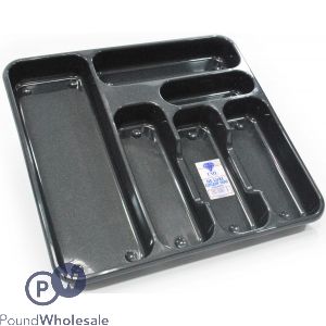 Deluxe Large Cutlery Tray Graphite