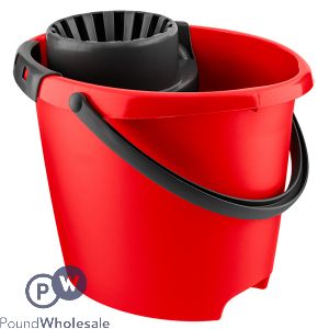 Tonkita Red Mop Bucket & Wringer 13l