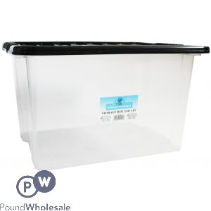 Plastic Storage Box With Lid Maxi 30Ltr