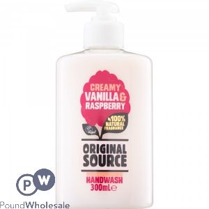 Original Source Creamy Vanilla & Raspberry Handwash 300ml