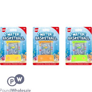 Hoot Water Basketball Game Set Assorted Colours