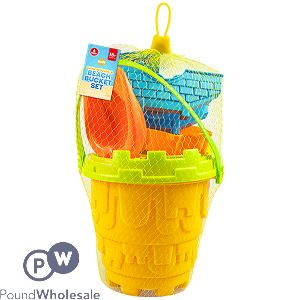 Hoot Beach Sandcastle Bucket Set 6pc