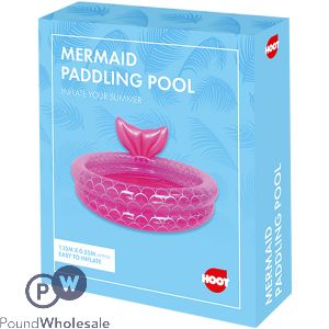 Hoot Mermaid Paddling Pool 1.15m X 0.55m