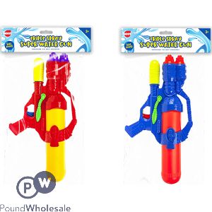 Hoot Super Pump Triple Spray Water Gun Assorted Colours