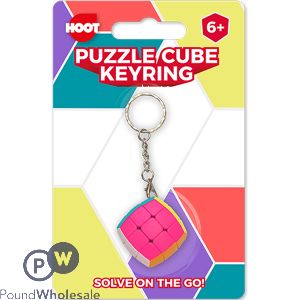 Hoot Puzzle Cube Keyring Cdu