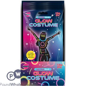 Hoot Ultra-glo Glow Costume 136 Pack Cdu