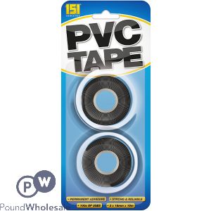 151 PVC Tape 18mm X 15m 2 Pack