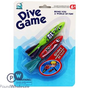Dive Game Torpedo Rockets 2pc