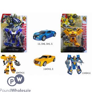 Super Change Action Figure Robot Samurai & Supercar