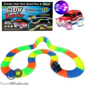 Glow Tracks Multicolour 11ft Speedway Set 165pc