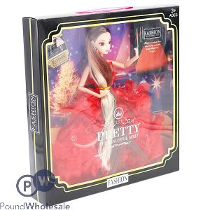 11" Fashion Girl In Wedding Dress Doll Boxed