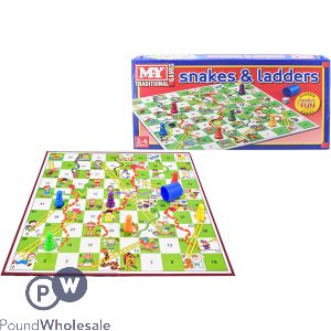 My Traditional Snakes & Ladders Game Set