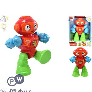 Infunbebe Moving Light Up Mini Robot Figure 25cm