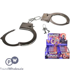 Swat Metal Handcuffs With Keys Toy Cdu