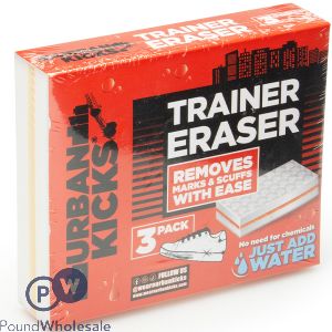 Urban Kicks Trainer Eraser 3 Pack