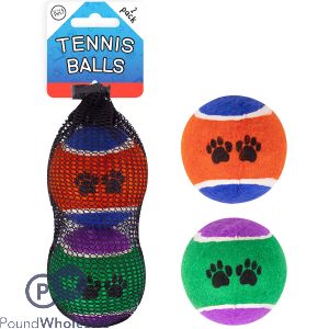 World Of Pets Dog Tennis Balls 6.5cm 2 Pack