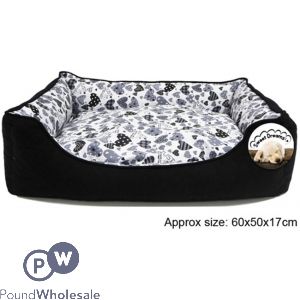 Canvas Printed Dog Bed (medium)