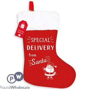 Giftmaker Santa Special Delivery Christmas Stocking